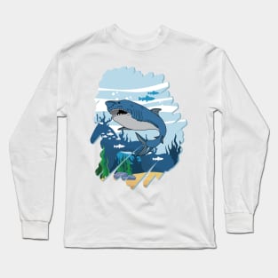 Shark For Boys Gifts Long Sleeve T-Shirt